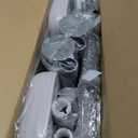 HOMLAND Raised Toilet Seat with Handles, Toilet Seat Riser for Seniors with Adjustable Height & Width, FSA HSA Eligible 400lb Handicap Elevated Toilet Seat for Elderly, Pregnant, Fit Any Toilet (Grey)