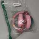 QearFun Kids Bluetooth Headphones, 60H Playtime, 74/85/94dB Safe Volume Limit, Metallic Gradient Wireless Headset with HD Mic, Fast Charging, Foldable, Wired 3.5mm Mode for School/Tablet/Travels (Pink)