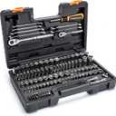 GEARWRENCH 121 Piece 1/4 & 3/8 Drive 72-Tooth SAE/Metric Mechanics Hand Tool Set | GW72SCBMTS