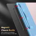 INFILAND Case for Samsung Galaxy Tab S10 FE Plus 5G, Ultra Slim Multi-Angle Stand Cover with S Pen Holder for Galaxy Tab S10 FE+ 13.1 Inch (SM-X620/SM-X626B) 2025 Tablet [Auto Wake/Sleep] (Pink)