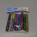 Tassel Toppers 10 Pack - Non-Toxic Washable Glitter Glue Stick Set, Glitter Glue Gel Pens for Art Projects, Grad Caps Assorted Colors Glue Stick, Decorating Supplies, Glitter Pens,