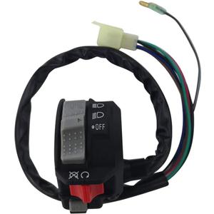 Left Handlebar Control Engine Start Run Off Headlight Switch for Yamaha Wolverine 350 YFM350F Big Bear 350 YFM350F/U Kodiak 400 4WD YFM400F Warrior 350 YFM350X Grizzly 600 YFM600F Moto-4 YFM350E