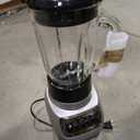 BLACK+DECKER PowerCrush Multi-Function Blender with 6-Cup Glass Jar, 4 Speed Settings, Silver