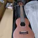 Concert Ukulele with Aquila strings, AAA Mahogany Ukelele for Professional Beginners Teens Adults, 23 Inch Uke Kit with Gig bag, Tuner, Strap, Picks, Ukalalee Gift