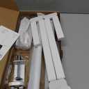 ONEMIX 42" LED Desk Lamp with Clamp, Architect Desk Light with Remote, Adjustable 4-Segment Bar, 1800LM Bright, Eye-Caring Desk Lamp for Home Office, Reading, Study, Dual Monitors, Workbench (White)