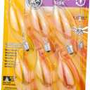 Sylvania Double Life Incandescent Light Bulb, B10, 15W, Candelabra Base, 65 Lumens, 3000K, Clear, Soft White - 6 Pack (15318)