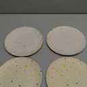 Nook Theory 4 Pack Reusable Bamboo Plates - Non-Toxic Toddler and Kids Plate, Dishwasher Safe, Not Microwavable Dinnerware (Celebration 8")