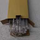 2-Pack Christmas Lights Outdoor, 16Tubes 384LEDs Extendable Meteor Shower Lights, Falling Rain Light Waterproof Plug in Tree Light for Christmas Backyard Garden Patio Xmas Decoration (Cool White)