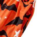 IFFEI Family Matching Halloween Pajamas Sets Long Sleeve 2 Piece Pjs Funny Sleepwear Jammies (Small, Orange)