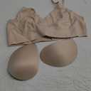 OEAK Womens Wireless Bras Comfortable Push Up Bra No Underwire Bra Full Support Lift Bralette Everyday Seamless Tshirt Bras (Medium, Nude)