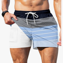 GIISAM Men's Swim Trunks, Bathing Suit 4 inch Inseam Quick Dry Swimsuit Beach Board Shorts with Compression Liner, XL