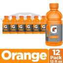 Gatorade Thirst Quencher, Orange, 12 fl oz Bottles, (12 Pack) (EXP 01/28/27)