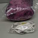 Homemate Heated Blanket Electric Throw - 50"x60" Heating Blanket Throw 1/2/4/6/8 Hours Auto-Off 10 Heat Level Over-Heat Protection Flannel Sherpa ETL Certification (05 - Purple)