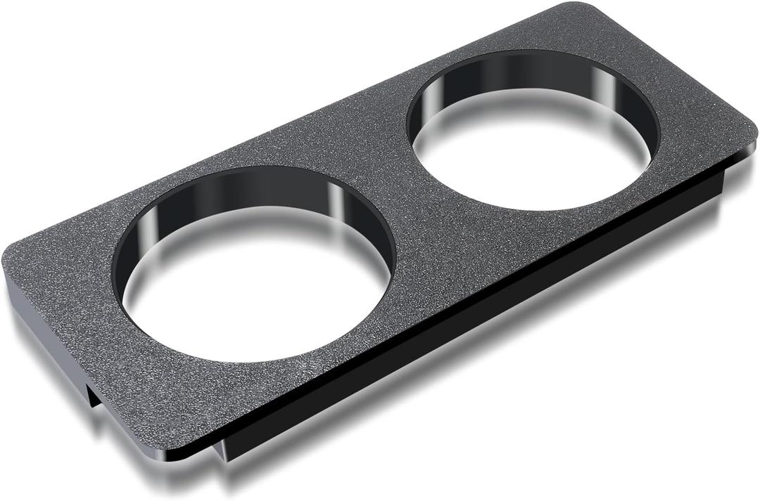 for Lexus GX460 (2014-2021) Lexus Cup Holder Insert, Upgrade Center Console Precision Fit for Yeti 20, 30oz, Stanley and Other Glass Cups (Black)