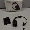 TECKNET Wireless Headset for Work, 40Hrs Worktime AI Noise Cancelling Computer Headphones with Charging Base, Bluetooth Headset with Mic & USB Dongle for PC/Laptop/Call Center