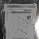 Findepot 56"-60" W x 75" H Frameless Shower Door, Double Sliding Shower Door,5/16"(8mm) Clear Tempered Glass,Silent Soft-Close Design,Brushed Gold