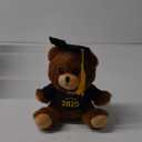 Tri Color Graduation Bear 12" Plush Class of 2025 Gift Graduate High School College University Associate Master Bachelor Degree