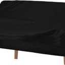 Vailge Heavy Duty Patio Sofa Cover, 100% Waterproof 3-Seater Outdoor Sofa Cover,Lawn Patio Furniture Covers with Air Vent and Handle (Black, 85"wx37"Dx35"H)
