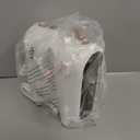 shinic Portable Electric Space Heaters for Indoor Use, 1500W/750W Fast Heating Under Desk Heater Fan with Thermostat, Safe and Quiet Small Space Heater for Bedroom Office Bathroom Basement, White