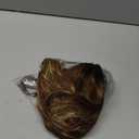 SARLA Short Ponytail Extension Claw Clip in 13 Inch Fluffy Synthetic Curly Wavy Pony Tail Hairpiece for Women Brunette/Ash Blonde