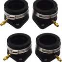 Carburetor Carb Intake Rubber Boots Replacement for Kawasaki z1 kz900 kz1000 73-80 Set of 4