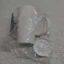 7/ 6.5/ 6/ 5.5/ 5/ 4 inch Self Watering Pots for Indoor Outdoor Plants, 6 Pack Plastic Flower Planters with Drainage Holes and Removable Saucers, Plant Pots with Wicking Rope, Modern Decor, White