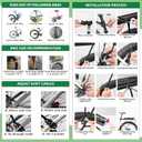 ROCKBROS Rear Bike Rack Quick Release Mountain Bike Rear Rack Aluminum Alloy Bike Cargo Rack