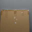 20" Rustic Wooden Serving Tray - Extra Large Round Ottoman Table Tray for Farmhouse Decorative Oversized Coffee Table Trays Living Room Kitchen Counter Breakfast Brown