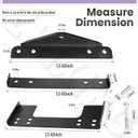 79202300 70705000 Hitch Kit Compatible with A-Riens Gravely Exmark 109-6245, 109-9487, 9242, 70760800, 992239, 992240, for Pro Master 270, 260, 250 and ZT HD XL IZ CZ 100Z 200Z Series Lawn Mower