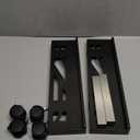 Hovadova Adjustable Mobile CPU Stand, Ventilated Computer Tower Stand with 4 Caster Wheels Fits Most PC Tower, Under Desk CPU Holder PC Floor Cart Computer Riser for Students and Gamers (Black)