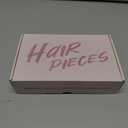 S-noilite Human Hair Topper with Bangs 3603D Cover Toppers Hairpieces for Women Bangs Hair Clip Jet Black 12inch