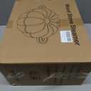 Wood Stove Steamer, Cast Iron Fireplace Humidifier, 2.4 Quart Capacity, Pumpkin Wood Stove and Fireplace Accessories for Decoration and Gifts