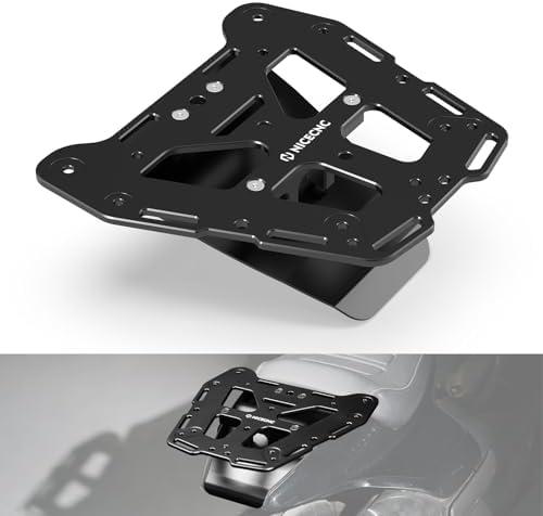 NICECNC Black Motorcycle Rear Luggage Rack Luggage Cargo Rack Aluminum Compatible with Harley Sportster S RH1250S 2021-2024, Replacement for 59500836