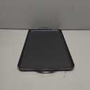 Nordic Ware Two Burner Griddle, 10.3 x 17.4 inches, Non-Stick, Black