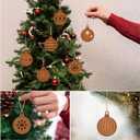 Christmas Tree Decor, Christmas Tree Ornaments Set for Crafts Hanging Decorations with Twine for Winter Home Tree Garland Christmas Decoration
