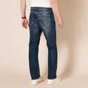 Amazon Essentials Mens Straight-Fit Stretch Jean (28W x 28L, Dark Wash)
