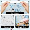 2 x MEHOFOND Spooky One Birthday Decorations Boy, 3 Pcs Blue Halloween First Birthday Tablecloths, Spooky One Table Cloth Halloween 1st Bday Party Decorations, Ghost Pumpkin Table Cover Party Decor