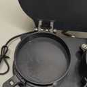 Hamilton Beach Dual Breakfast Sandwich Maker with Timer, Ready in 5 Minutes, Removable Dishwasher Safe PFAS-Free Non-Stick Egg Cooker Ring, Silver (25490MNA)