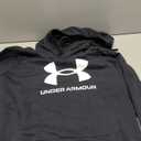 Under Armour Men's Rival Fleece Logo Hoodie (3X-Large, (001) Black / / White)