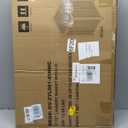 120L Bamboo Laundry Hamper with Lid, Laundry Basket with Liner and Handle, 17.7"L x 17.7"W x 25.6"H