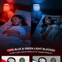 Neporal 7W 670nm Red Light Bulbs for Sleep, 100% Blue Light Blocking Bulb, Red Light Night Light for Melatonin Promoting, A19 60W Equivalent Dim Light Bulbs for Bedroom, Baby Nursery, Reading,2 Pack