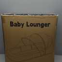 Todldler Baby Travel Bassinet Bed & Chair, Fold Out Sofa Couch Lounger with 2-1 Mosquito & Canopy, Foldable Portable Travel Cot with Foam Raised Safety Bumpers for Infant Toddlers 0-36 Months (Pink)