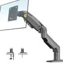 NB North Bayou Monitor Mount,Fits 17-30" or Bigger Computer Monitors(Within 19.8lbs), Adjustable Stand with Tilt Rotation Swivel Function, Desk Mount F80