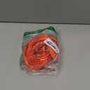 Waterproof Dog Training Leash 50FT 30FT 15FT 10FT 5FT Heavy Duty Recall Long Lead for Large Medium Small Dogs (15FT, Orange)