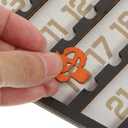 BESPORTBLE Halloween Countdown Calendar Wooden Coffin Shape 3D Advent Calendar Indoor Halloween Decor Party Decorations Holiday Countdown