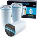 ZeroWater Official Replacement Filter - 5-Stage 0 TDS Filter Replacement - System IAPMO Certified to Reduce Lead, Chromium, and PFOA/PFOS, 3-Pack