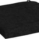 Arden Indoor/Outdoor Seat Or Rocking Chair Cushion, 19 x 18, Water Repellent, Rain Proof, Fade Resistant Cushion for Rocking Or Dining Chairs Black Leala