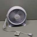 Honeywell TurboForce Air Circulator, Small Tabletop Fan, Quiet Personal Fan for Home or Office, 3 Speeds, 90 Degree Pivoting Head, White, HT-904