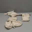 Osocozy Two Sized Fitted Cloth Diaper - 6 Count (Pack of 1) - Soft, Durable and Absorbent 100% Cotton Birdseye Weave Material. Easy to Use Snap Closures. Size 1 Fits 7-18 lbs