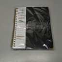 2 x 2026 Planner, Weekly and Monthly Calendar Planner from January 2026 - December 2026, 8.5" x 11" Hardcover Leather Hourly Appointment Book with Tabs, Spiral Daily Planners for College School Work Home, Black